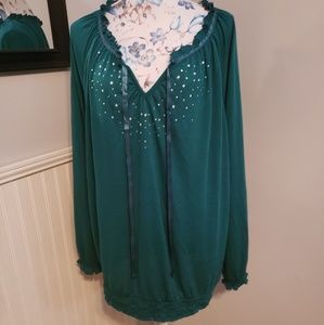 French Laundry Emerald Green Top 14/16